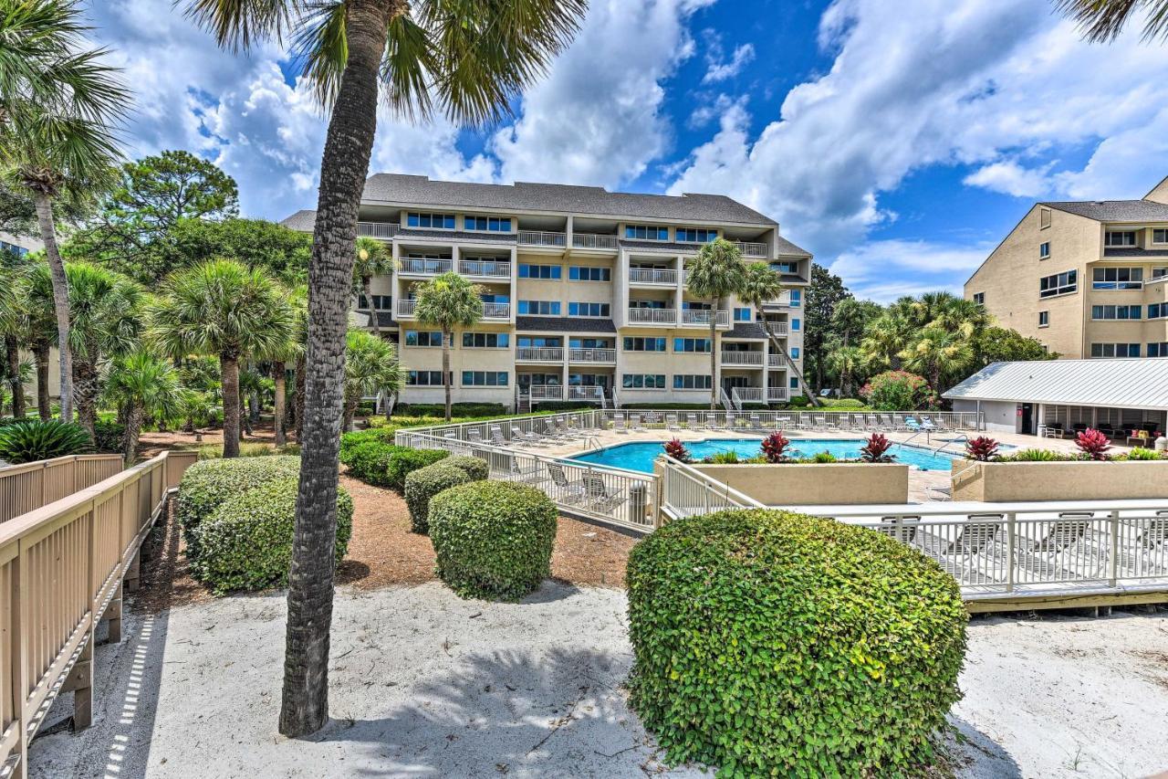Palmetto Dunes Villa With Views Steps To Beach! هيلتون رئيس جزيرة المظهر الخارجي الصورة